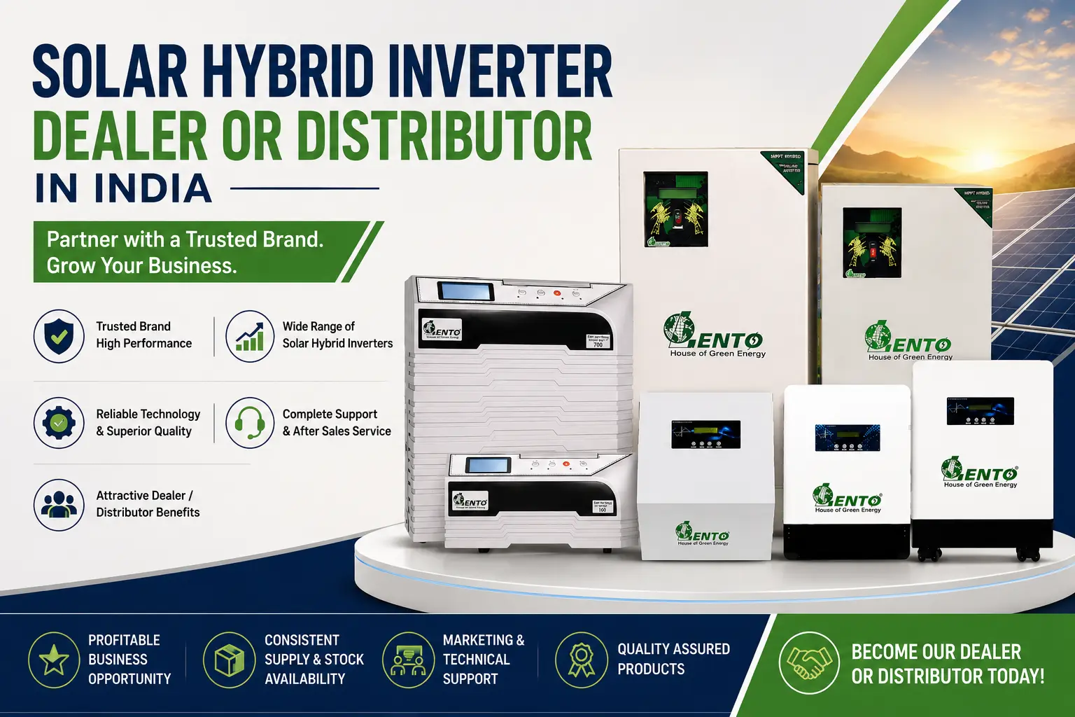 Solar Hybrid Inverter Dealer or Distributor in India: A Complete Business Guide